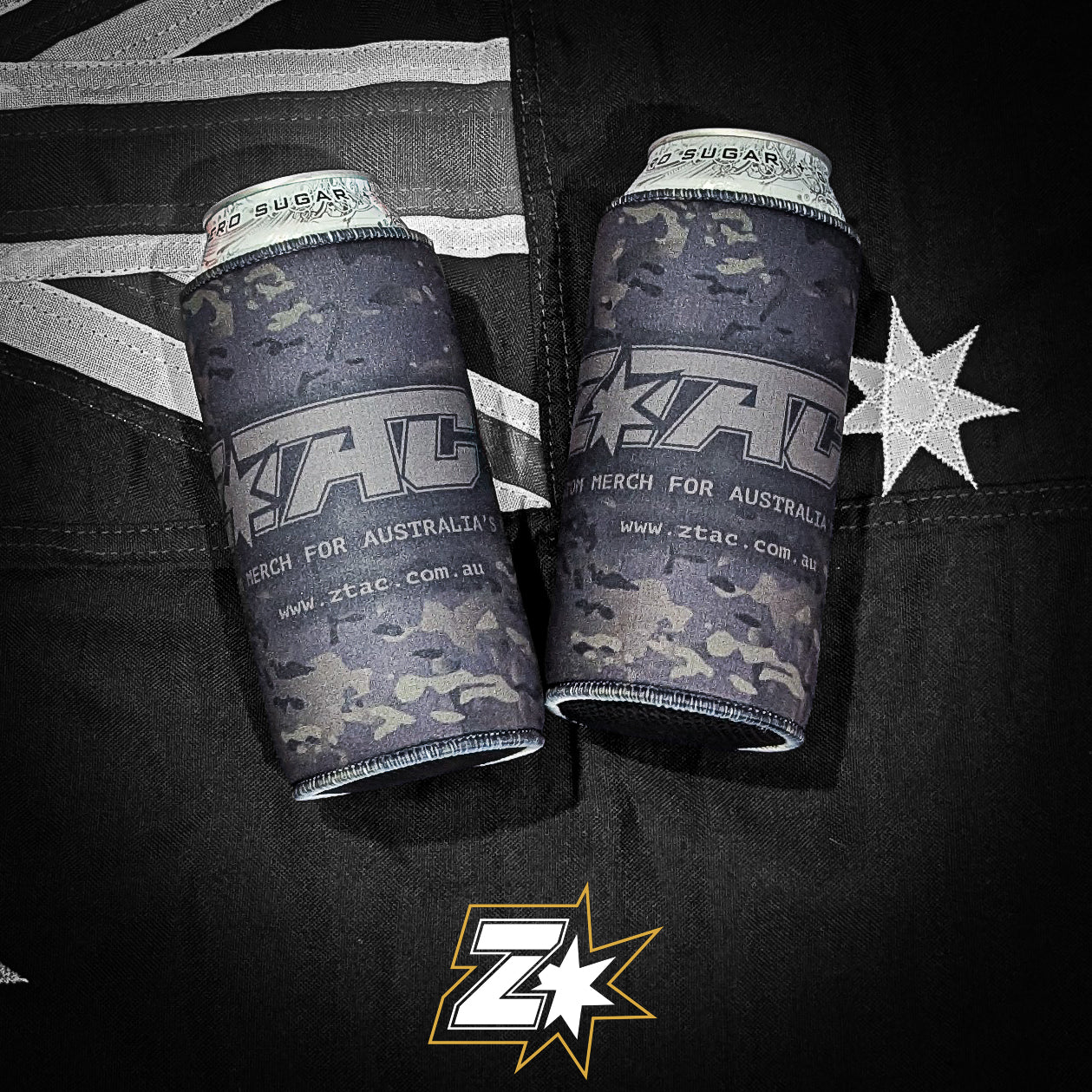 Z Tac Man Can Stubby Cooler