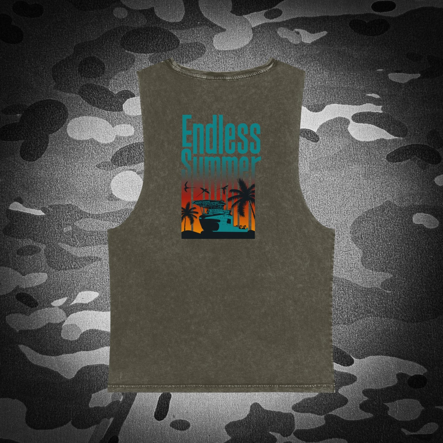 LHV Endless Summer Unisex Stonewash Tank Top